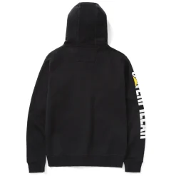 CAT Zip Hoodie Banner schwarz Gr. L