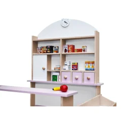 Kinder Coemo Kaufladen Lilly Holz Rosa