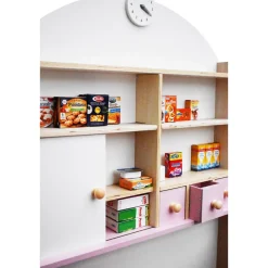 Kinder Coemo Kaufladen Lilly Holz Rosa