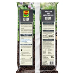 Compo Bio Anzucht- und Kräutererde torffrei 10 L