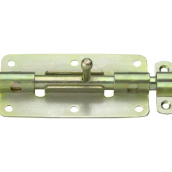 Bolzen-Schließriegel 10 x 6,5 cm gelb-verzinkt^Connex New