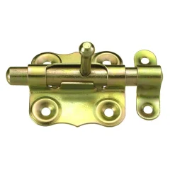 Connex Grendelriegel 4 x 4 cm verzinkt gelb