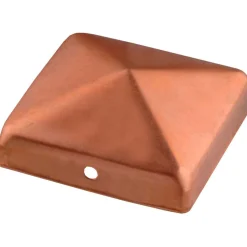 Pfostenkappe ohne Kugel 9 x 9 cm Kupfer*Connex Discount