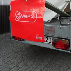 Warnflagge 30 x 30 cm rot*Connex