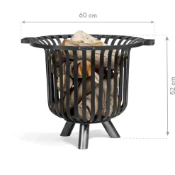 CookKing Feuerkorb Verona 60 60x52cm Schwarz