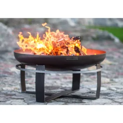 Feuerschale Viking 80 80x36cm Schwarz^CookKing Discount