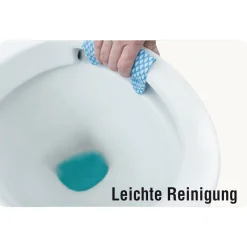 Cornat Flach Stand-WC spülrandlos Abgang waagerecht weiß