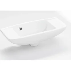 Cornat Handwaschbecken Ronda clean HWB 50 x 22 o.Hahnl weiß