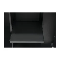 COZZE Aussentisch mit 2 Türen Mülleimer und 4 Rädern