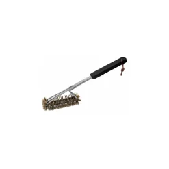 Stahlbürste 6 x 3 x 40 cm Stahldraht mit Griff aus Bakelit*COZZE Outlet