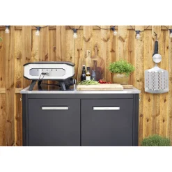 Pizzaofen Elektro 230V mit Tür und Pizzastein 2200 W*COZZE Sale