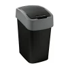 Abfallbehälter Flip Bin 10 L schwarz/hellgrau^Curver New