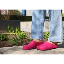 Damen-Clogs Gr. 36 / 37 Himbeere* Discount