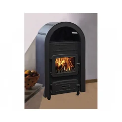 Dauerbrandofen Kamino 109-6 F/Amax. Leistung 6 KW, Anschluß hinten^Wamsler New