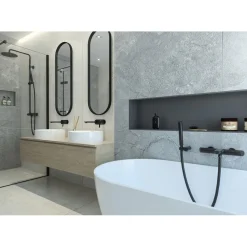 deante Wannenarmatur ARNIKA schwarz