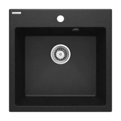 deante Granit- Einbauspüle Evora 50 x 50 cm Graphit