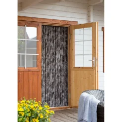 Deko-Vorhang dunkelbeige