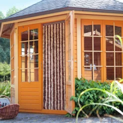 Deko-Vorhang Flauschi braun-beige