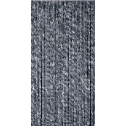 Deko-Vorhang Flauschi silbergrau