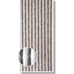 Deko-Vorhang Flauschi silver-weiß