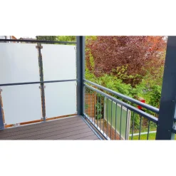 Designbalkon Small mit Lamellengeländer 288 x 200 x 290 cm
