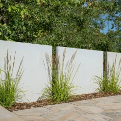 L-Stein Sichtbeton grau 100 x 100 x 45 x 5 cm*Diephaus Discount