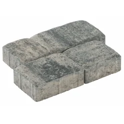 Pflaster Nature weiß-schwarz 6 cm 1,04 m2 pro Lage^Diephaus New