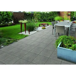 Diephaus Terrassenplatte No 1 Flix 40 x 40 x 4 cm grau