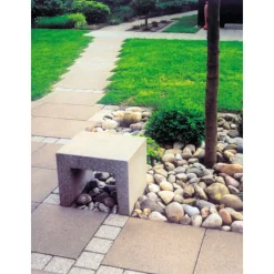 U-Stein grau 40 x 40 x 40 cm*Diephaus