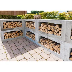 Diephaus U-Stein grau anthrazit 40 x 40 x 40 cm