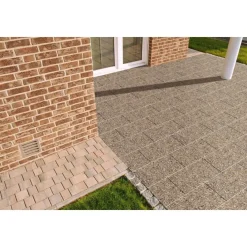 Diephaus Waschbetonplatte 40 x 60 cm Rheinkies* Clearance