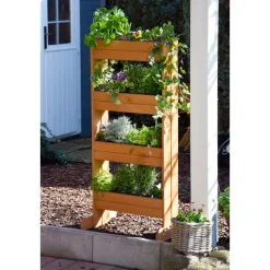 Hochbeet 55 x 125 x 40 cm braun*dobar Clearance