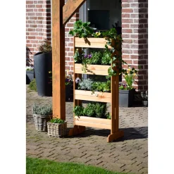 Hochbeet 55 x 125 x 40 cm braun*dobar Clearance