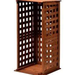 dobar Kaminholzregal braun 39 x 85 x 39 cm