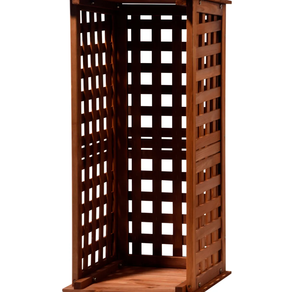 dobar Kaminholzregal braun 39 x 85 x 39 cm