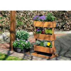 Vertikalbeet 49,5 x 78 x 30 cm braun^dobar Sale