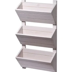 Wandbeet 3-stufig 38 x 79 x 17,5 cm weiß*dobar New