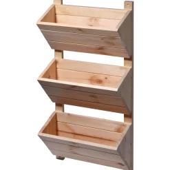 dobar Wandbeet 3-stufig 38 x 79 x 17,5 cm beige