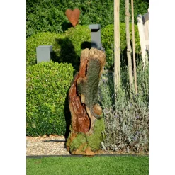 XL Design-Gartenbrunnen 28 x 78 x 33 cm braun/grün^dobar Sale