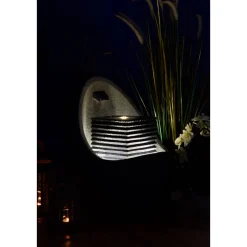 dobar XL Design-Gartenbrunnen 46,5 x 63,5 x 46,5 cm grau