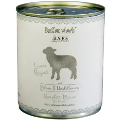Dr Clauders Komplett Menue Lammragout mit erbsen und Heidelbeeren*