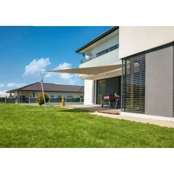 Dreieck-Segel Cannes 5 x 5 x 5 m taupe