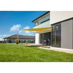 Dreieck-Segel Cannes 4 x 4 x 4 m gelb* Discount