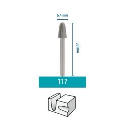 Hochgeschwindigkeits-Fräsmesser Durchmesser 6,3 mm*Dremel Online