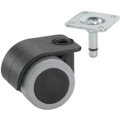 Container-Rolle für empfindliche Böden 38 x 38 mm*Dörner + Helmer Outlet