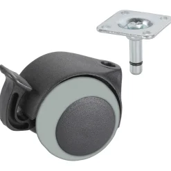 Doppelrolle für empfindliche Böden mit Feststeller 50 mm*Dörner + Helmer Sale