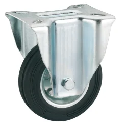 Dörner + Helmer Transportgeräte-Bockrolle mit Fadenschutz 100 x 30 mm verzinkt