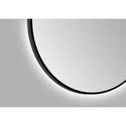 Design LED Lichtspiegel Silver Globo Black Dm 100 cm*DSK New