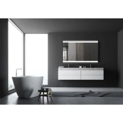 Design LED Lichtspiegel Black Stark 120 x 70 cm*DSK Best