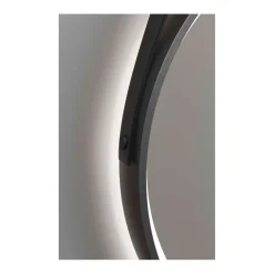 Design LED Lichtspiegel Black Veran LED Dm 55 cm*DSK New